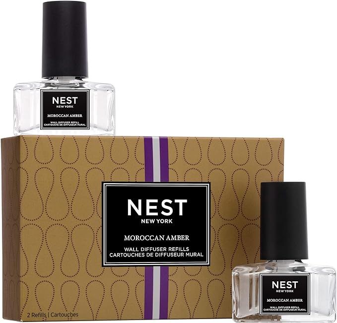 NEST Fragrances Moroccan Amber Wall Diffuser Refill, 2 Count | Amazon (US)