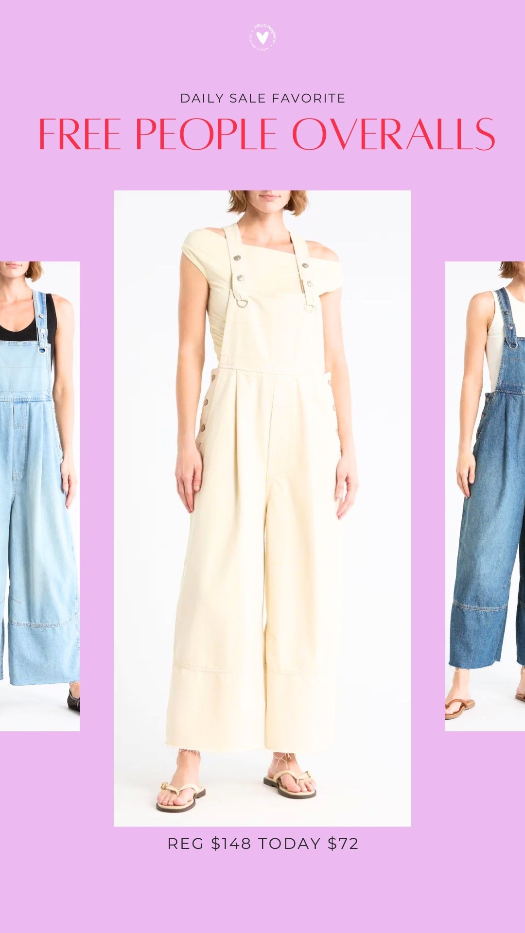 daily sale fav | free people overalls 

#LTKSaleAlert