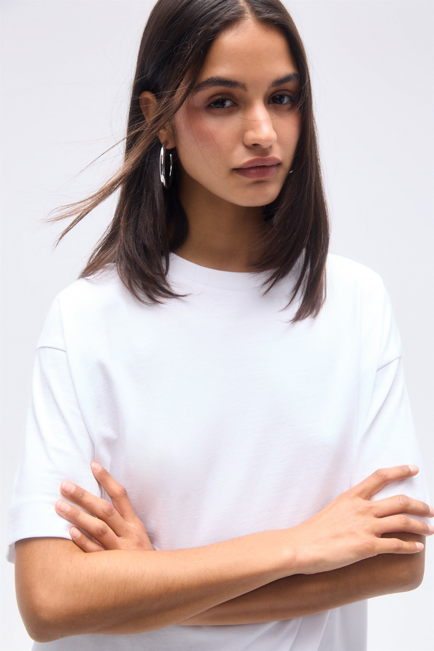 Basic short sleeve oversize T-shirt | PULL and BEAR UK