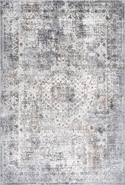 Beige Leighton Vintage Medallion Area Rug | Rugs USA