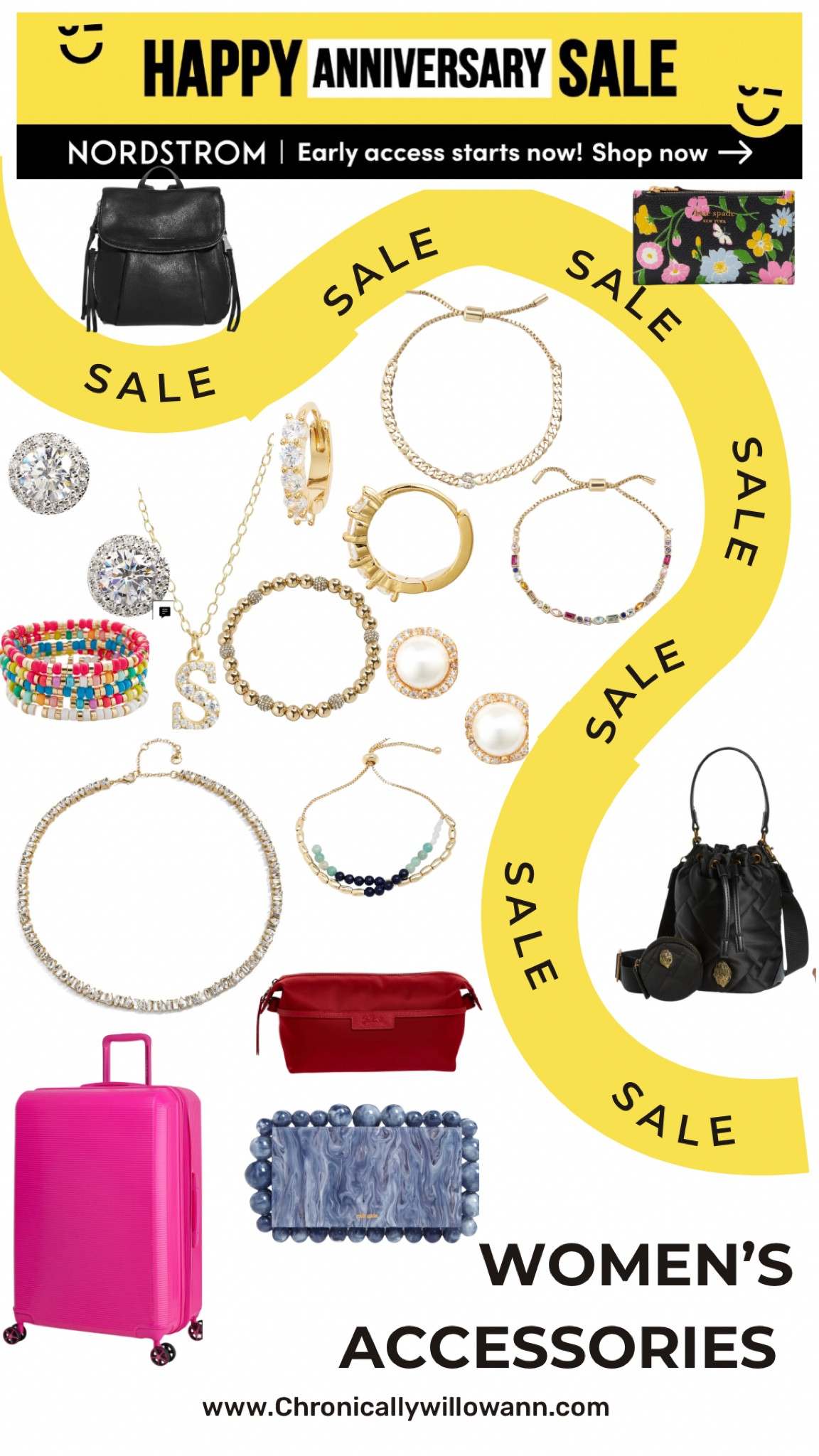 Gorgeous tried and true long lasting accessories for any outfit. Most of the jewlery is personalized or able to be personalized. They are super affordable and right now gold jewlery is the go to. The best luggage in the best color and some to die for bags 🫠 the cult Gaia bag is just so cute.

#LTKitbag #LTKstyletip #LTKxNSale