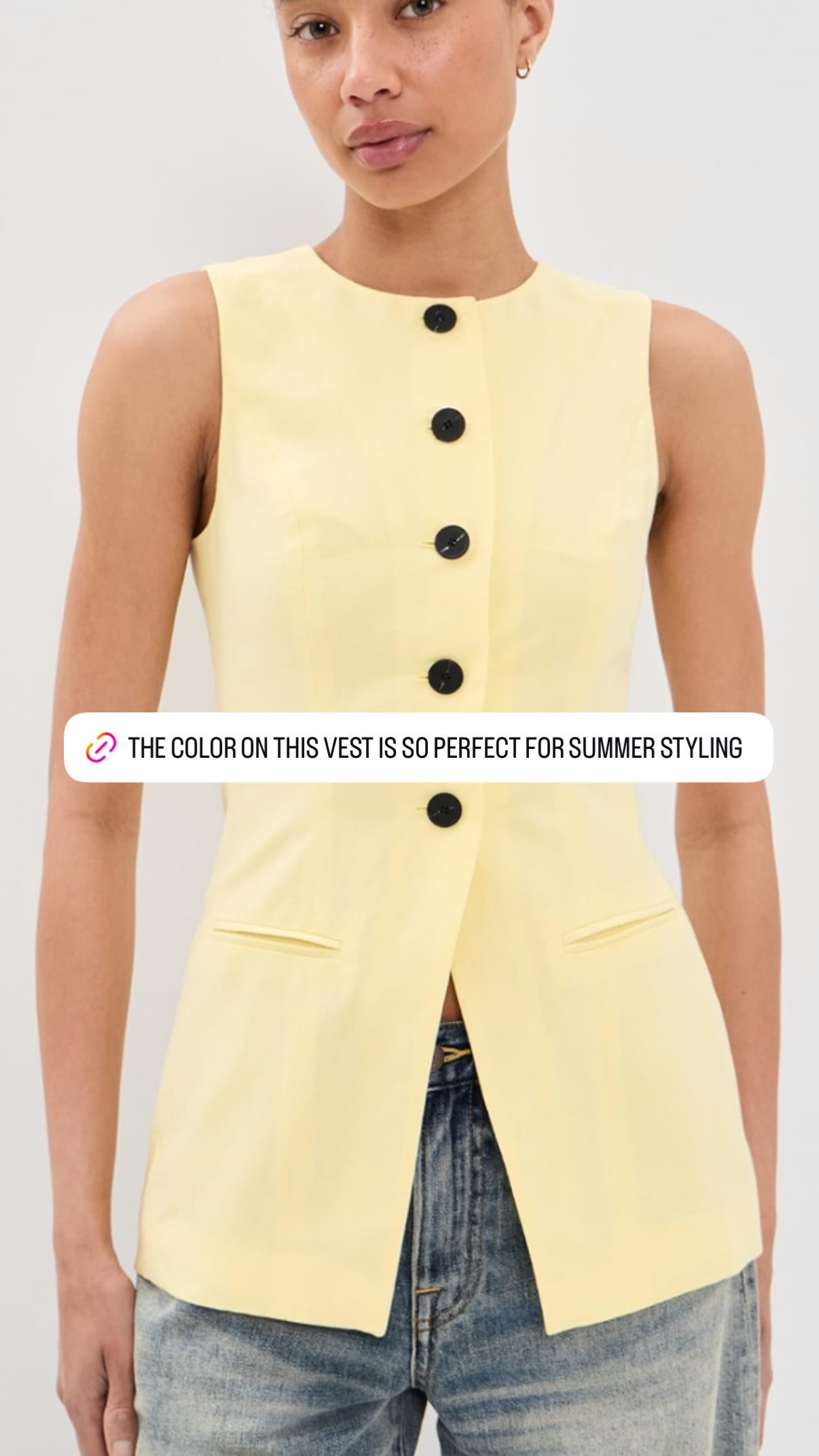 Sharing a roundup of summer staples under $150. From sandals to dresses, blouses, and more. The butter yellow color on this vest is so perfect for summer styling. 

 #LTKgrwm #LTKootd #LTKSeasonal