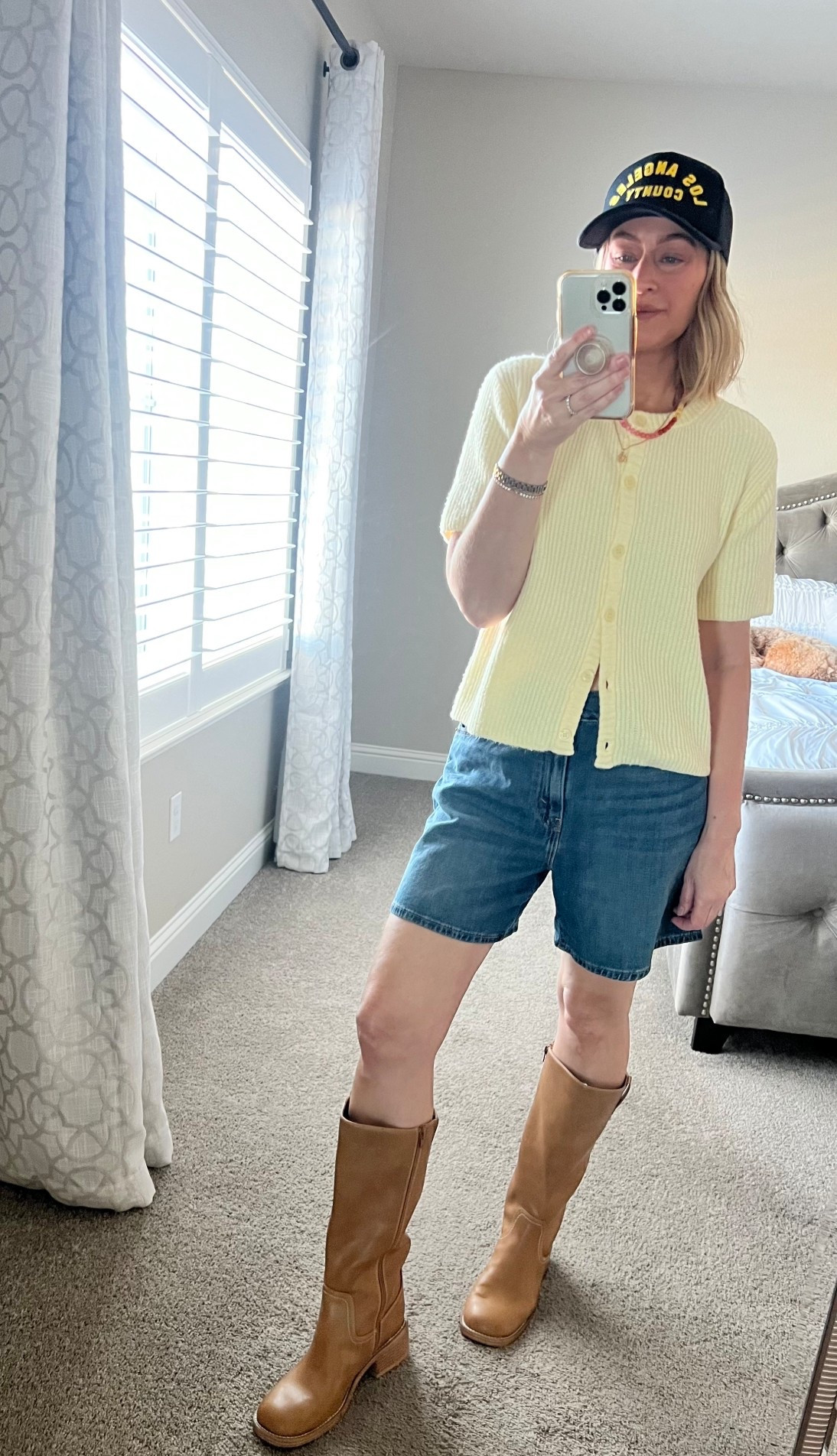 Outfit of the day ☀️💛🌻✨

Levi’s shorts: sized up 2 sizes to a 29

#outfit #springoutfit #style 

#LTKSaleAlert #LTKootd #LTKOver40