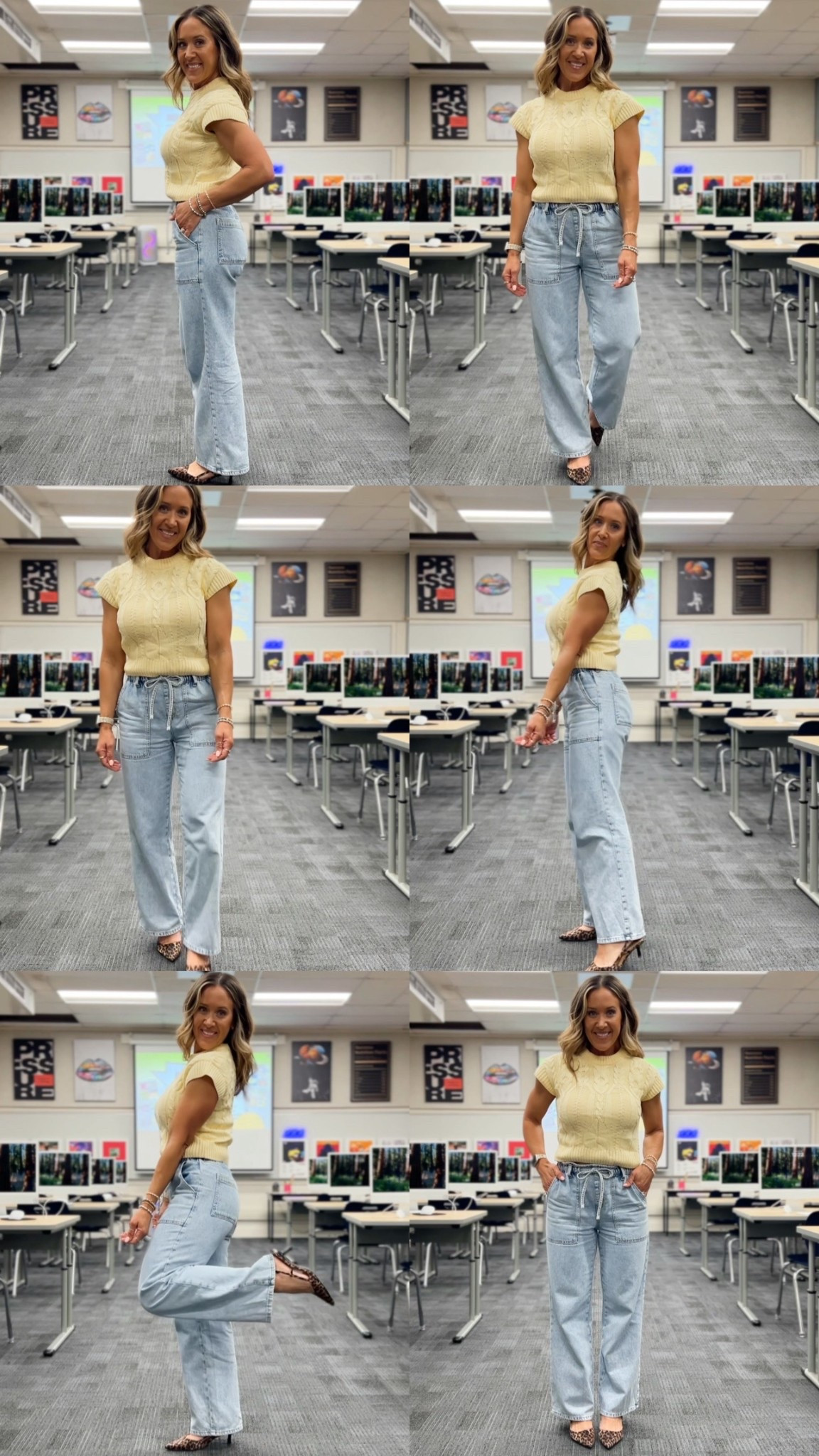 My insomnia 2am Target order included this top! Prepare to see lots of butter yellow and leopard this summer💛 
(Im wearing an XS)

#LTKootd #LTKWorkwear #LTKSpringSale