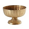 Distressed Gold Metal Compote Bowl | Gold Compote Vase l Lita Metal Vase l Indoor and Outdoor Com... | Amazon (US)