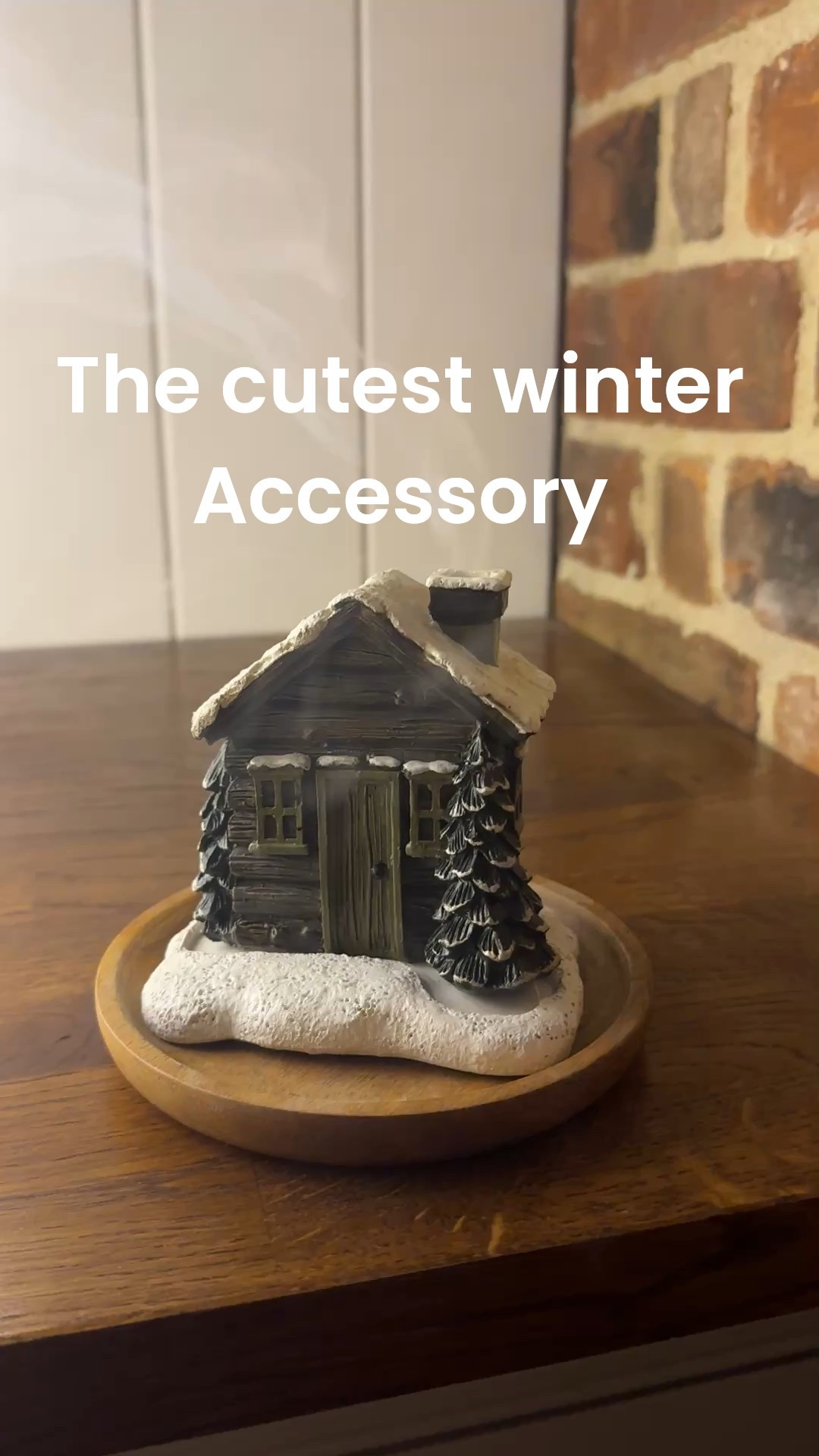 The cutest winter accessory 
Perfect for the festive season, the log cabin burns a small incense to create the smoke for the chimney - how cute is this 
Grab one today before then sell out again 
Linked below ⬇️ 

#LTKwinter #LTKuk #LTKfestive