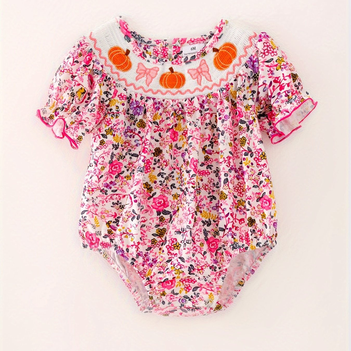 Autumn Winter Halloween Pumpkin Embroidered Floral Printed - Temu | Temu Affiliate Program