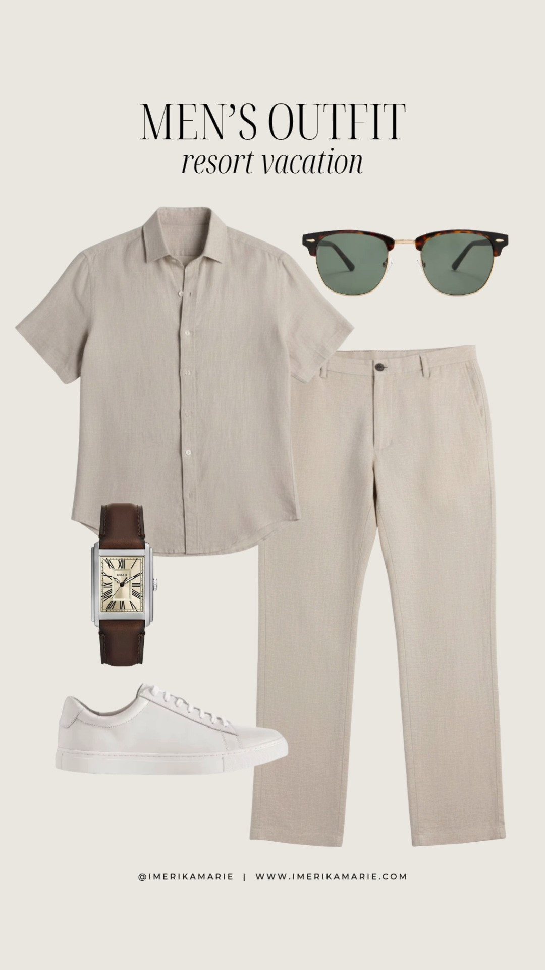 Men's Spring Outfit

linen shirt, linen pants, and white sneakers

men's outfit. men's spring outfit. men's casual outfit. men's resort outfit. men's vacation outfit. 

 #LTKootd #LTKSeasonal #LTKMens
