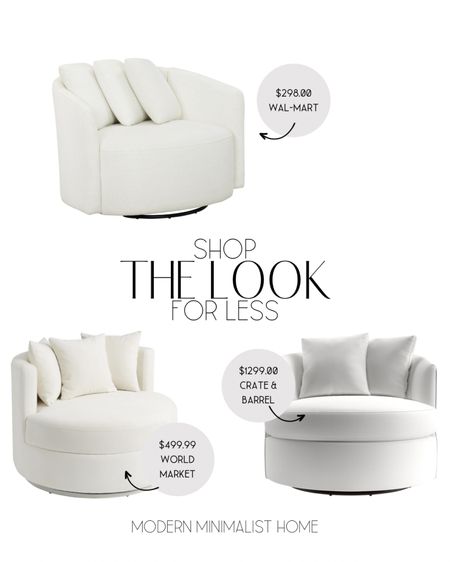 White swivel chairs.

Chair and a half, chairs living room, chairs, accent chairs living room, accent chairs, accent chairs living room, swivel accent chair, swivel, swivel account chair, swivel chair, leather swivel chair, Home, home decor, home decor on a budget, home decor living room, modern home, modern home decor, modern organic, Amazon, wayfair, wayfair sale, target, target home, target finds, affordable home decor, cheap home decor, sales, Look for less, save or splurge, save splurge, save vs splurge, splurge or save, dupe, dupe alert

#LTKunder50 #LTKFind #LTKhome