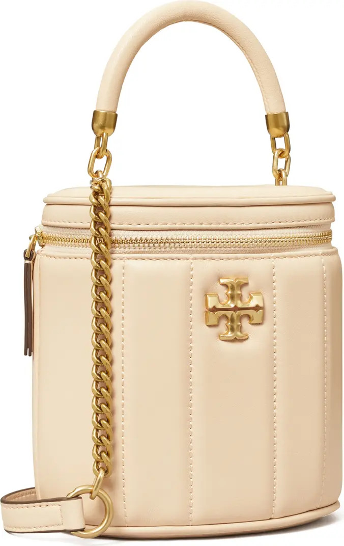 Kira Quilted Leather Vanity Case | Nordstrom