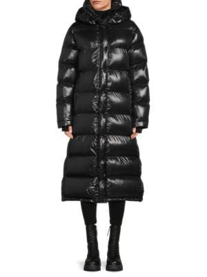 S13 Harper Glossy Long Puffer Jacket on SALE | Saks OFF 5TH | Saks Fifth Avenue OFF 5TH