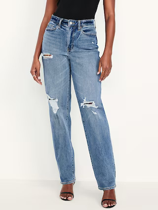 Curvy High-Waisted OG Loose Jeans | Old Navy (US)