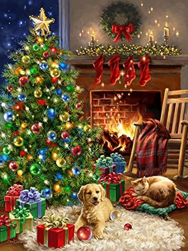 Springbok's 500 Piece Jigsaw Puzzle Christmas Morning - Made in USA | Amazon (US)