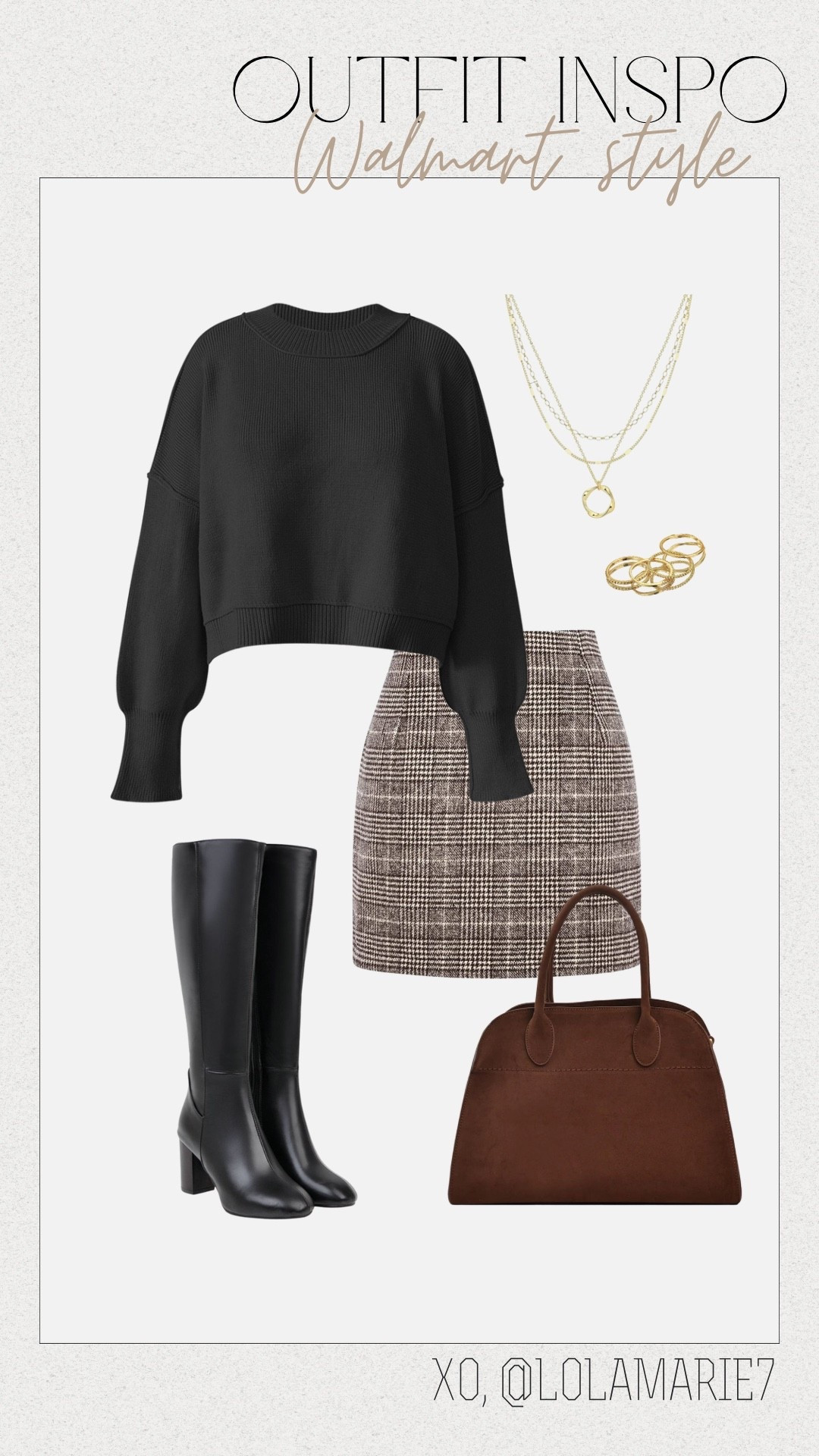 Walmart outfit inspo—perfect for the holidays! 🤎

#walmart #holidaystyle

#LTKootd #LTKFindsUnder50 #LTKHoliday