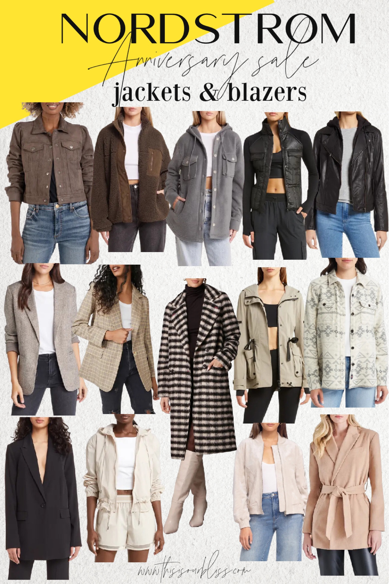 The best of jackets and blazers from the Nordstrom anniversary sale! Oversized blazers, fitted blazers, cropped jackets, Shackets, bomber jackets, and more!! 💛 #nsale #plaidblazers #fleeceshackets

#LTKstyletip #LTKxNSale #LTKFind