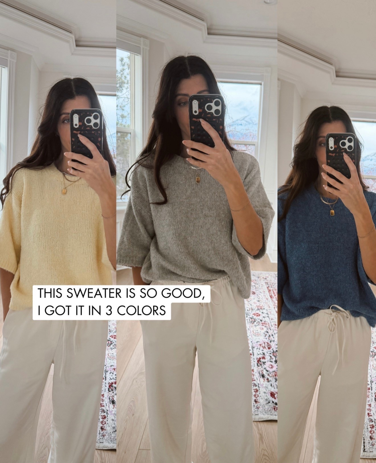 I have a size extra small it runs pretty true to size! 

#LTKSeasonal #LTKootd #LTKgrwm