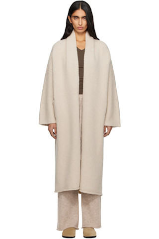 Off-White Long Shawl Cardigan | SSENSE