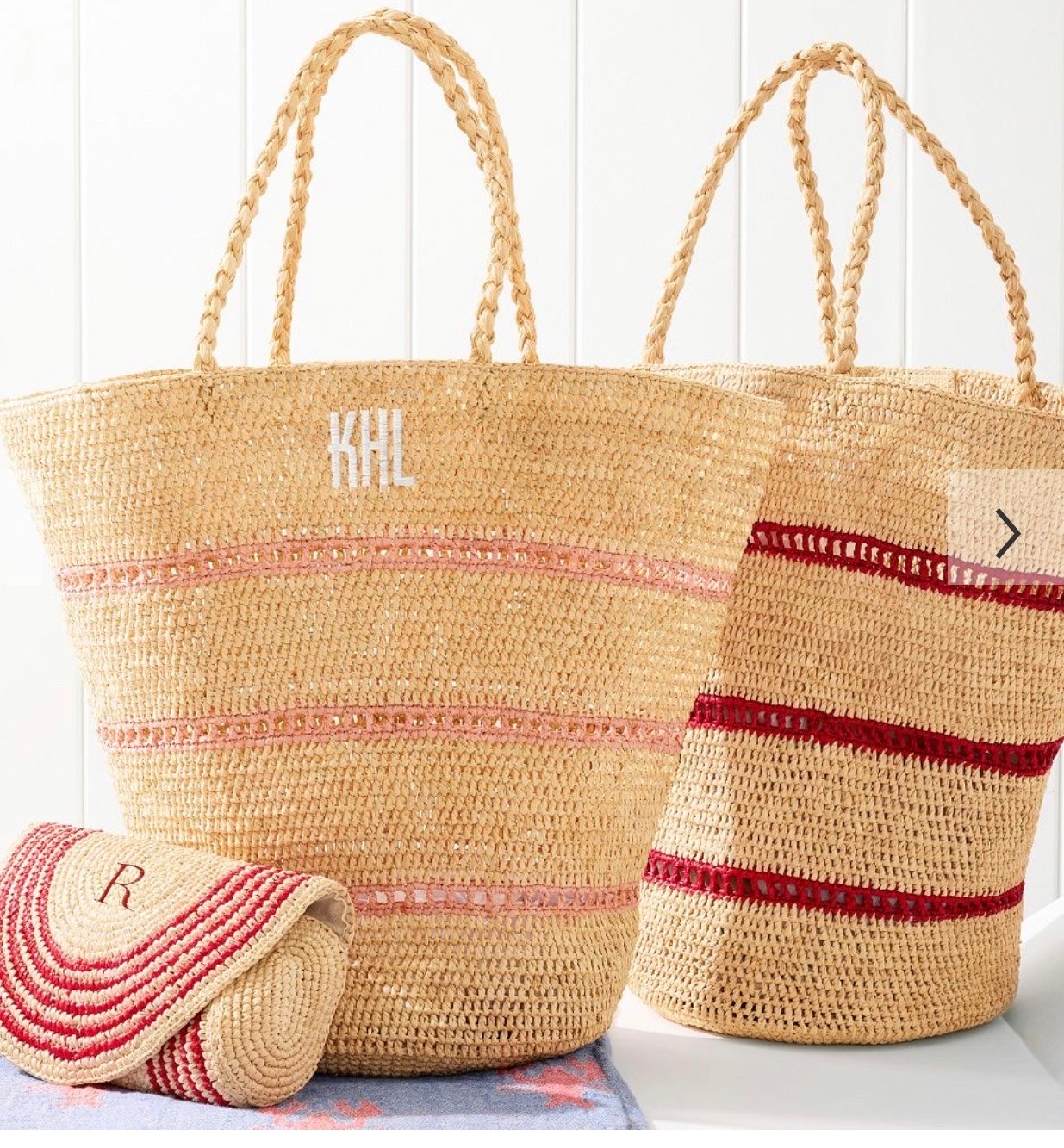 CORONADO HANDWOVEN RAFFIA STRIPE TOTE. -Mark &Graham #ltkbag

#LTKSeasonal #LTKSaleAlert