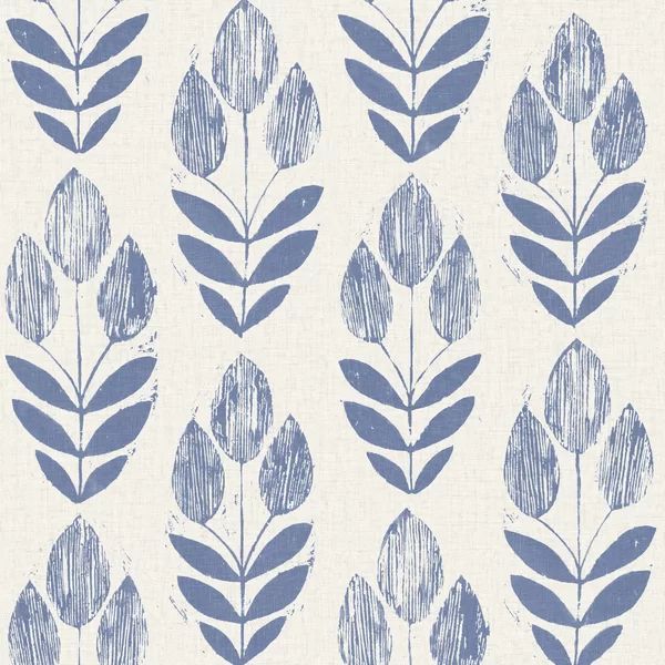 Ladwig Scandinavian 33' x 20.5" Block Tulip Floral Wallpaper Roll | Wayfair North America