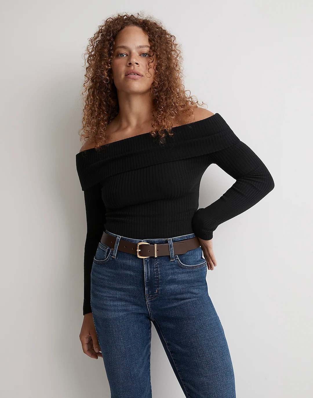 The Essential Wide Leather Belt | Madewell