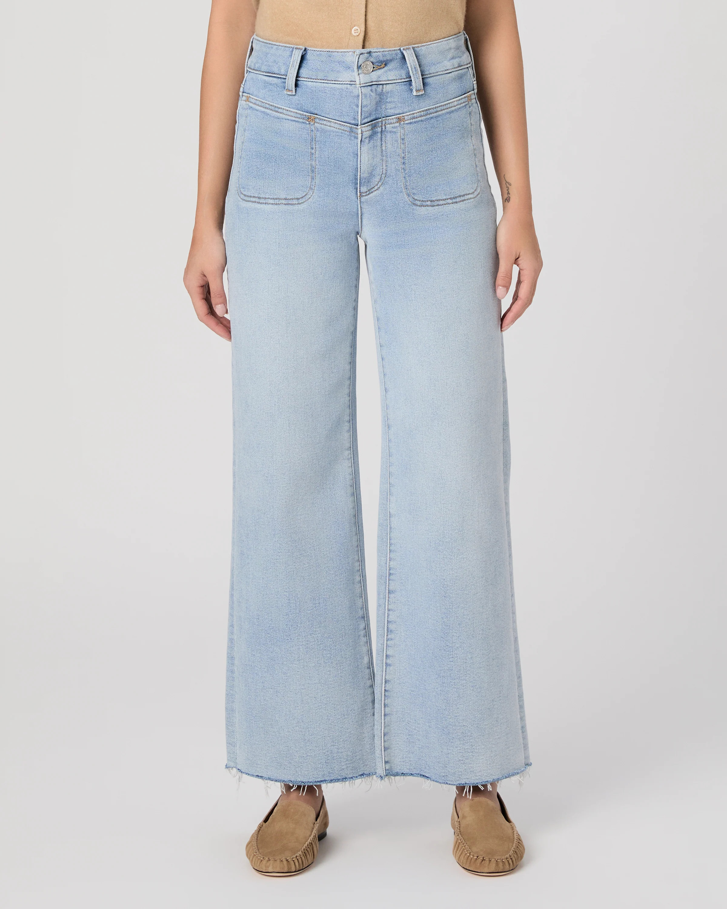 Anessa Petite 29" Wide Leg Jean | Paige