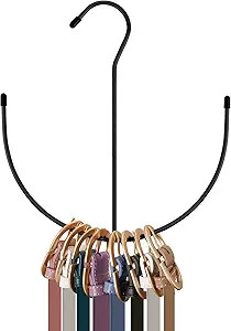 ZEDODIER Belt Hangers, Belt Rack Black Closet Accessories Organizers, Closet Organizer Hook Rack ... | Amazon (US)