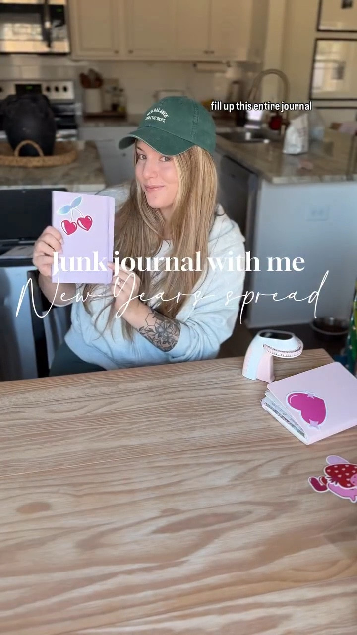 Junk journal with me 🖊️♥️📓 saved all of our junk from New Year’s and I fear IM HOOKED!! Scrapbooking is so fun 🤭 

#junkjournaling #scrapbooking #junkjournal #journaling 

#LTKdayinmylife #LTKKids #LTKselfcare