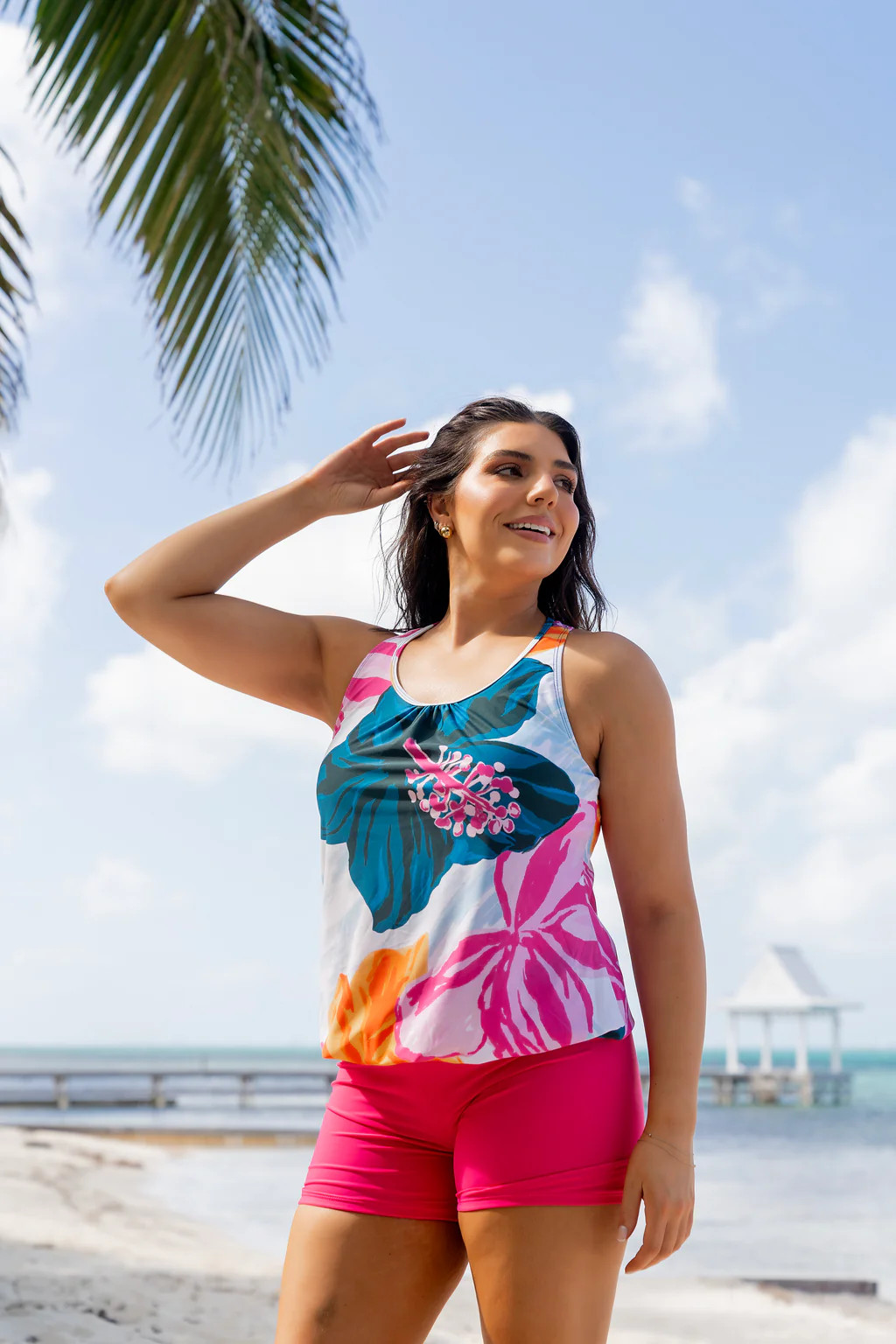 Chase Top | Floral Fusion | Coral Reef Swim US