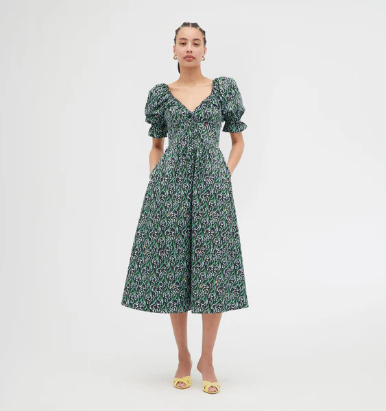 The Ophelia Dress - Black Lily of the Valley | Hill House Home US