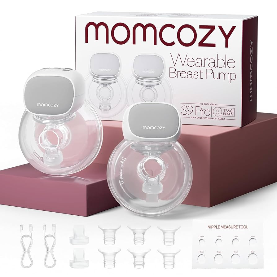Momcozy S9 Pro Upgraded Wearable Breast Pump, Hands-Free Design with Extended Battery Life & LED ... | Amazon (US)