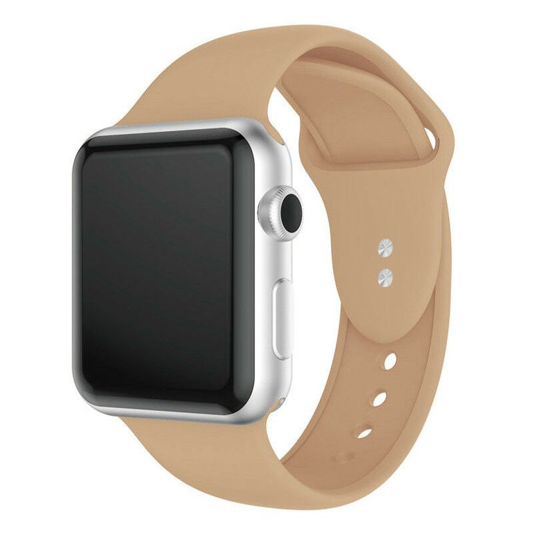 Silicone Sport Replacement Watch Band Strap for Apple Watch Series 1, 2, 3, & 4 - 38mm, 40mm, 42m... | Walmart (US)