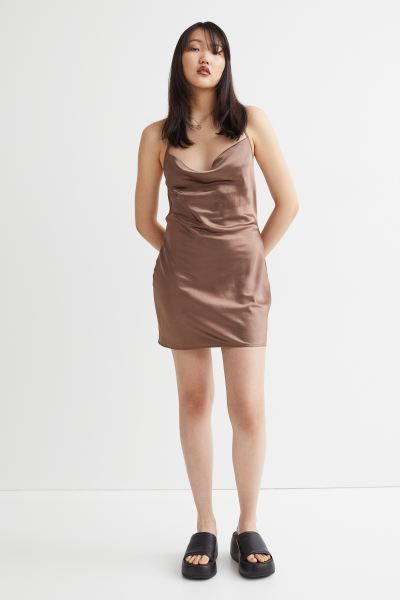 Short Satin Dress | H&M (US)