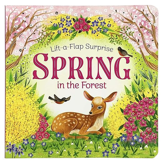 Spring In The Forest Deluxe Lift-a-Flap & Pop-Up Seasons Children's Board Book (Lift-a-flap Surpr... | Amazon (US)