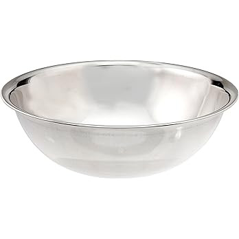 Vollrath 47938 8-Quart Economy Mixing Bowl, Stainless Steel, silver | Amazon (US)