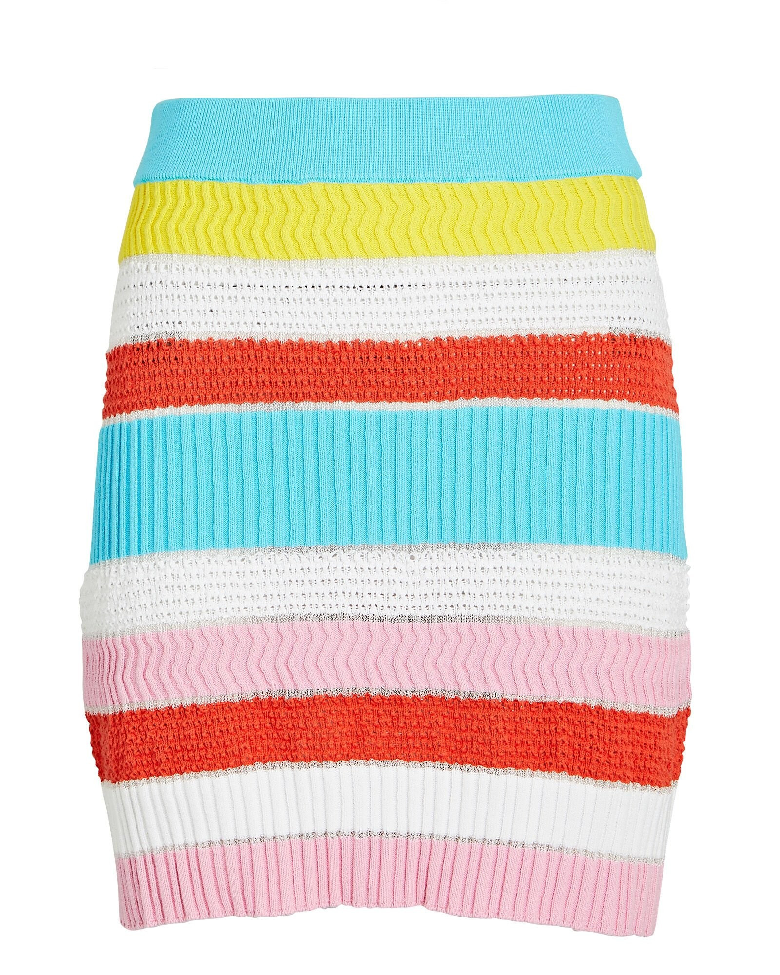The Rose Striped Knit Mini Skirt | INTERMIX