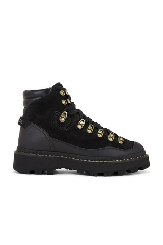 Moncler Peka Trek Hiking Boot in Black | FWRD | FWRD 