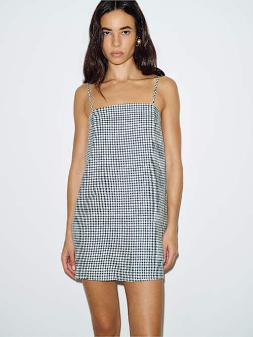 Aubree Linen Dress | Reformation (Global)