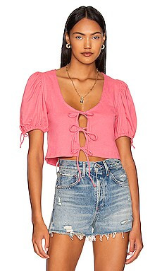 Free People Kitty Tee in Velvet Rose from Revolve.com | Revolve Clothing (Global)