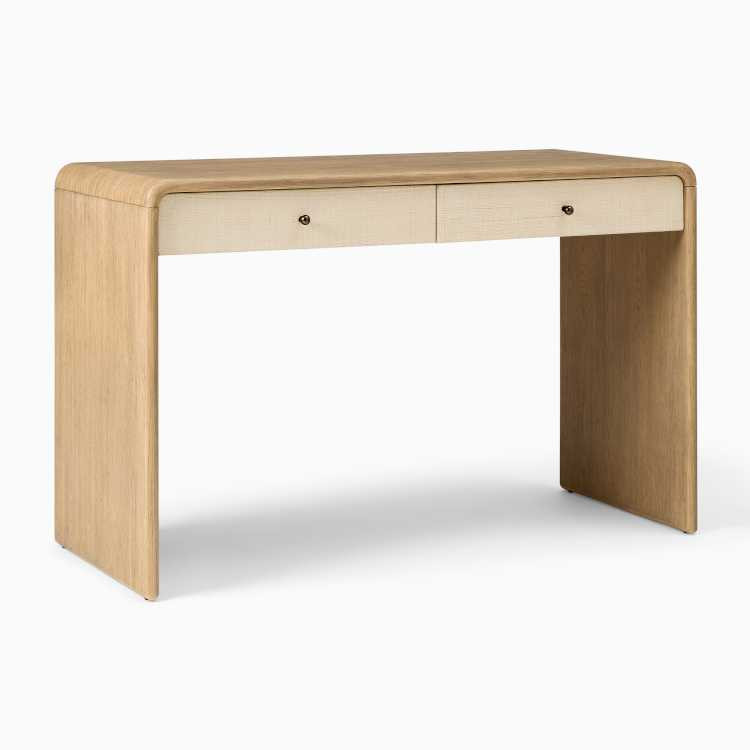 Modern Waterfall Desk (48") | West Elm (US)
