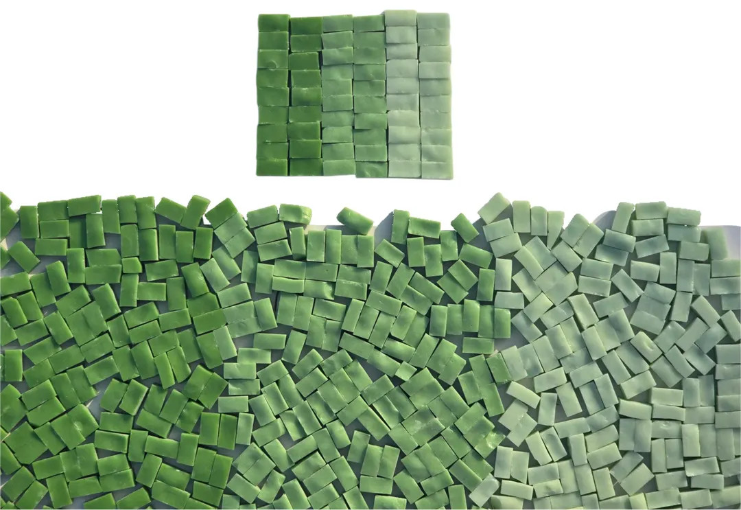 Hand Cut Green Smalti Glass Mosaic Tiles: 200g Art Supply - Etsy | Etsy (US)