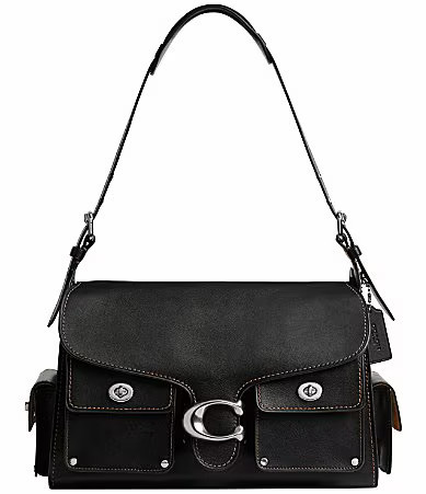 COACH Cargo Western Tabby Shoulder Bag 36 - Black | Dillard's