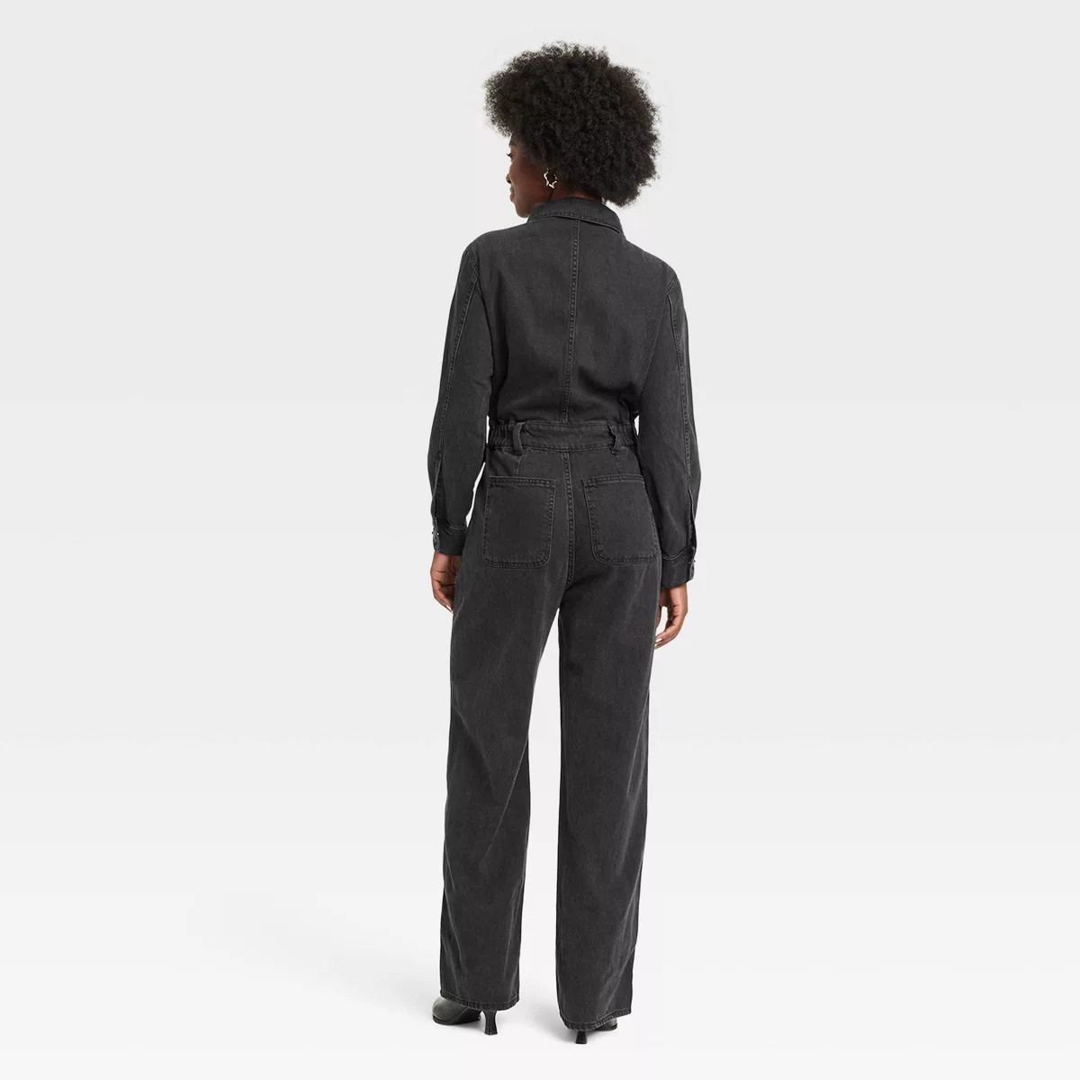 Women's Long Sleeve Utility Baggy Denim Jumpsuit - Universal Thread™ | Target
