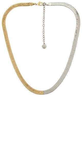 Georgette Necklace in Gold & Silver | Revolve Clothing (Global)