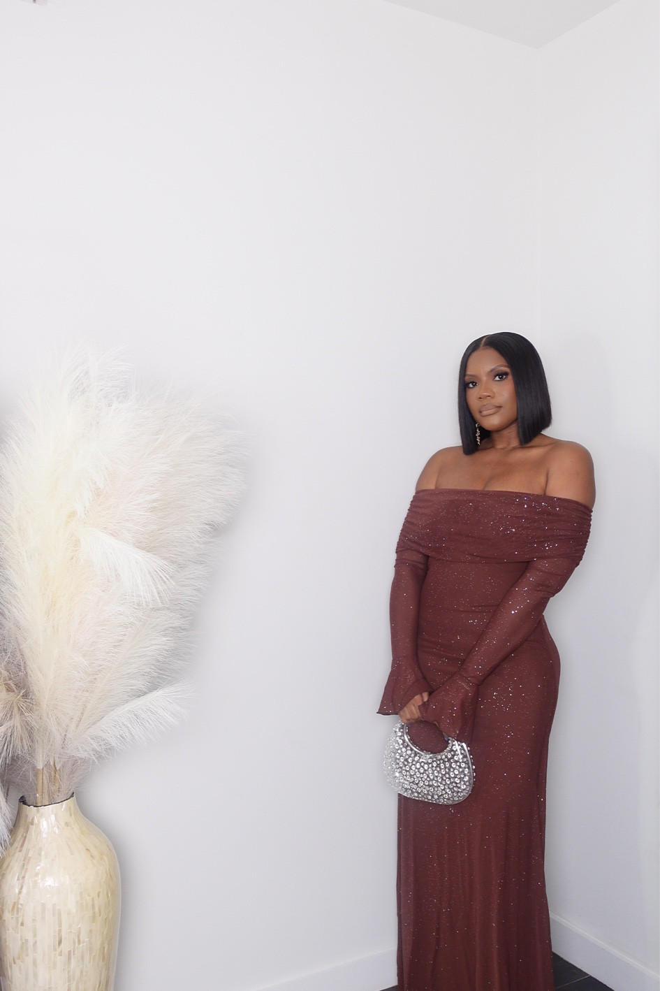 Wedding guest dress, brown maxi dress, long sleeve dress, clear purse, fall wedding guest dress, brown dress, fall dresss

#LTKStyleTip #LTKFindsUnder100 #LTKWedding