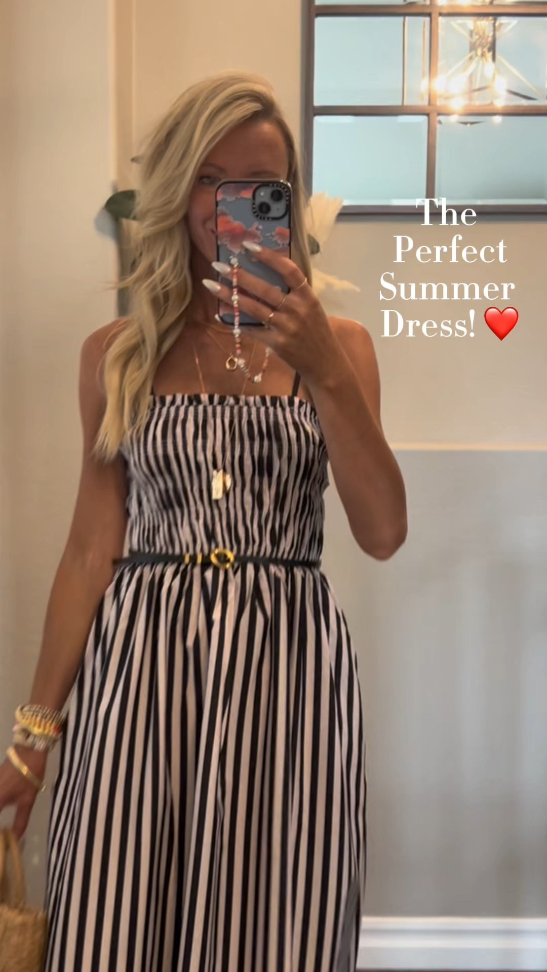 ❤️The Perfect Summer dress! 
Size - small
Color- cami stripes

Vacation dress, summer dress, amazon dresss