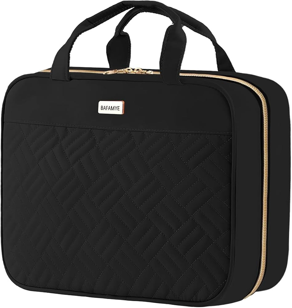 5.8L Travel Toiletry Bag for women - 2.1 GAL Water-resistant Makeup Cosmetic Bag Organizer With H... | Amazon (US)