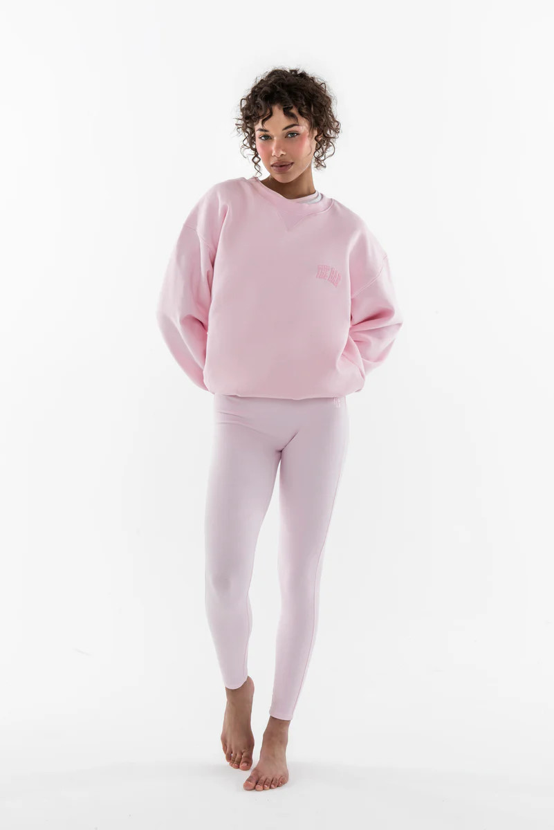 VARSITY TUCKED SWEATSHIRT BLUSH/PINK | The Bar