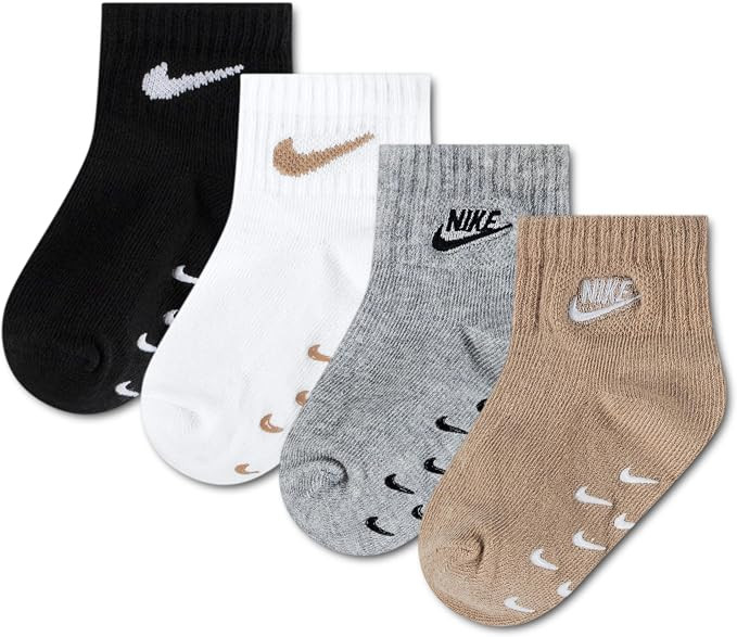 Nike Baby Multi-pack Gripper Baby/Toddler Socks | Amazon (US)