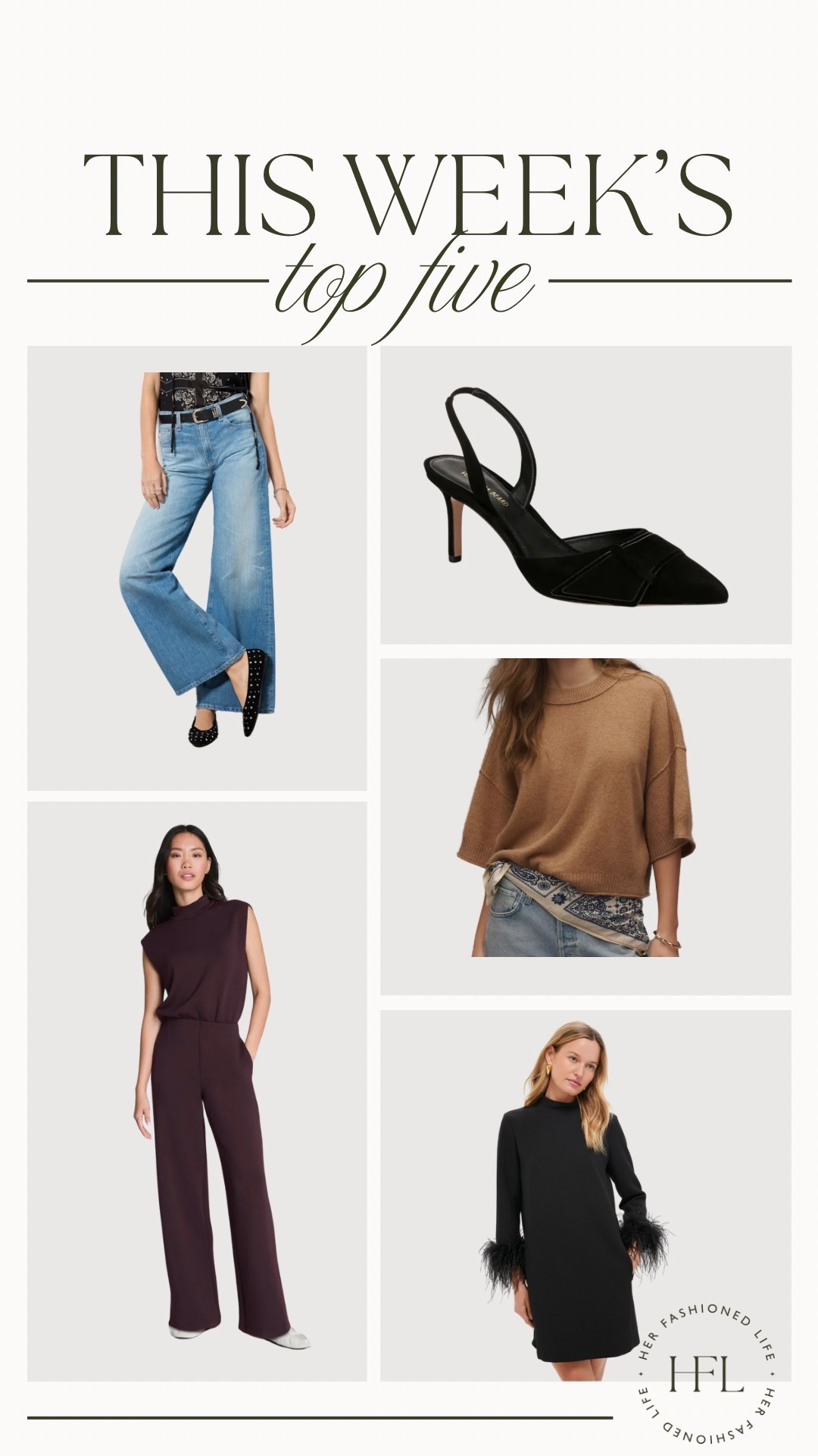 This weeks Top 5! ✋🏼

#Spanx #Jeans #Anthro #Heels #Dress #Holidays #TopSelling 