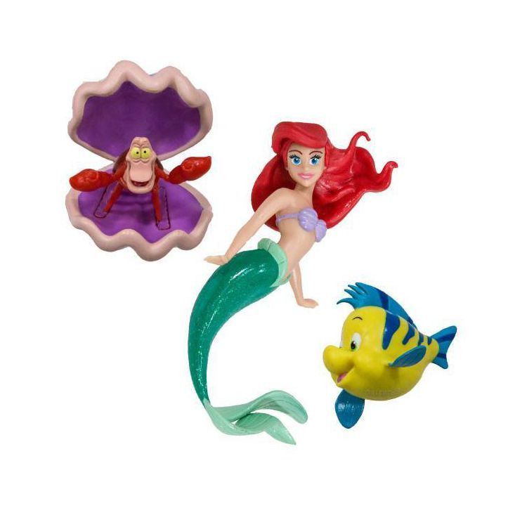 Swimways Disney Little Mermaid Dive Characters Kids' Pool Toy - Princess Ariel Flounder & Sebasti... | Target